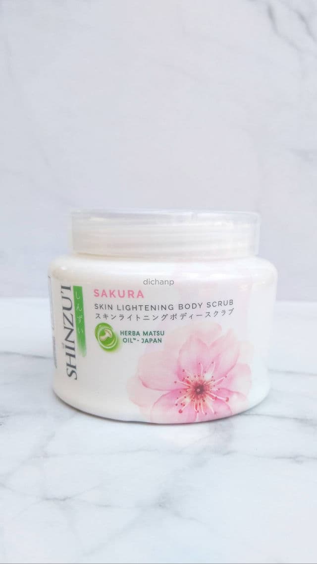 Shinzu'i Sakura Skin Lightening Body Scrub  review photo by dichanp