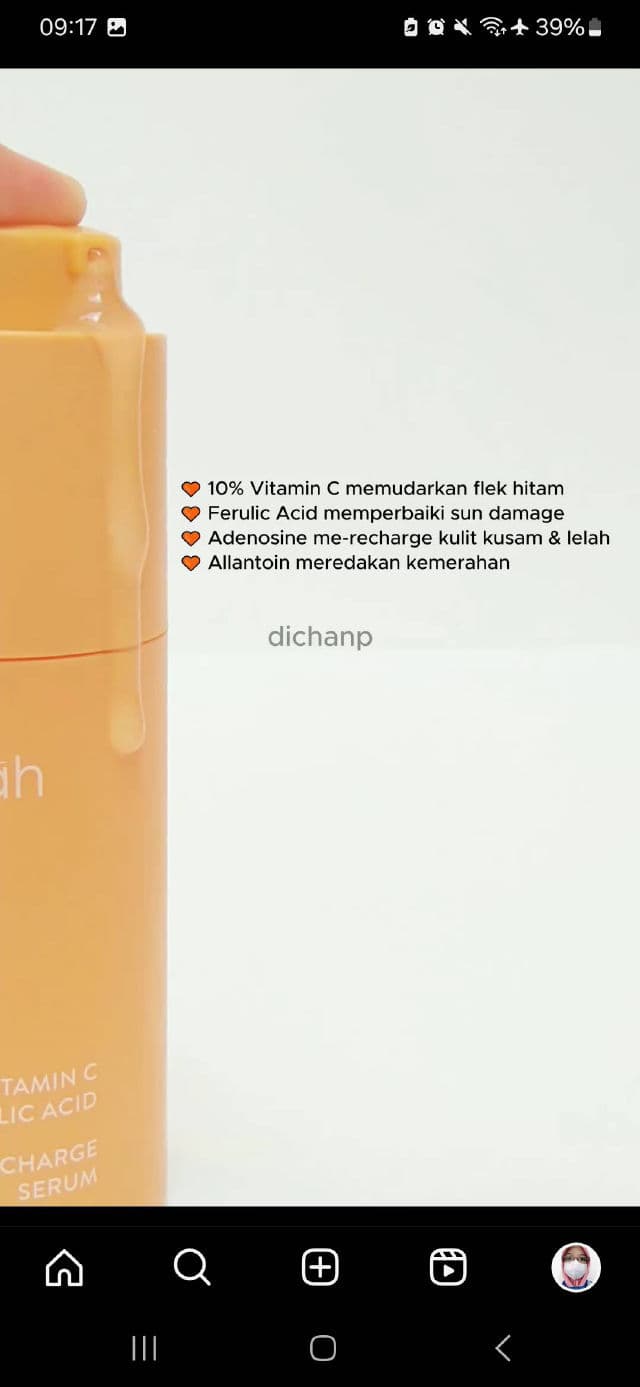 Wardah C-Defense Serum review photo by dichanp