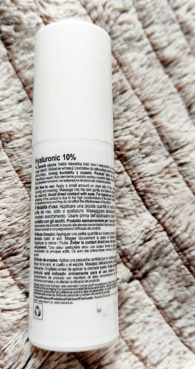 Nacomi Next Level Hyaluronic 10% review photo by Noepuime