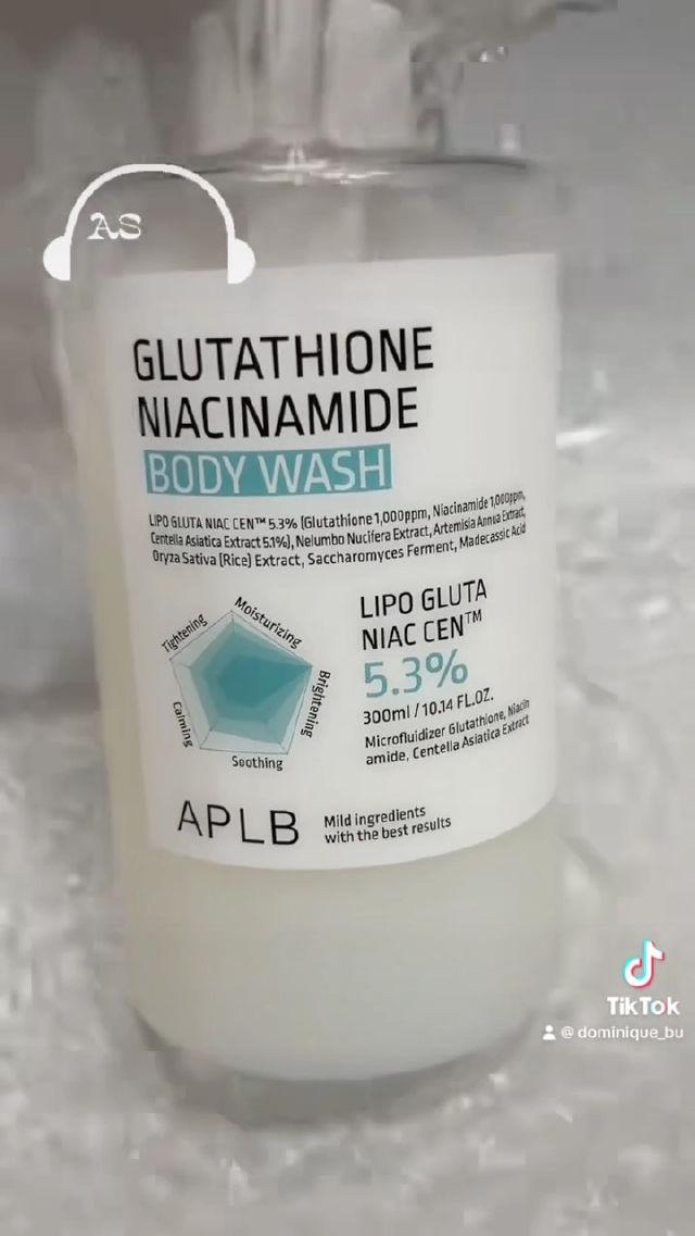 Glutathione Niacinamide Body Wash product review