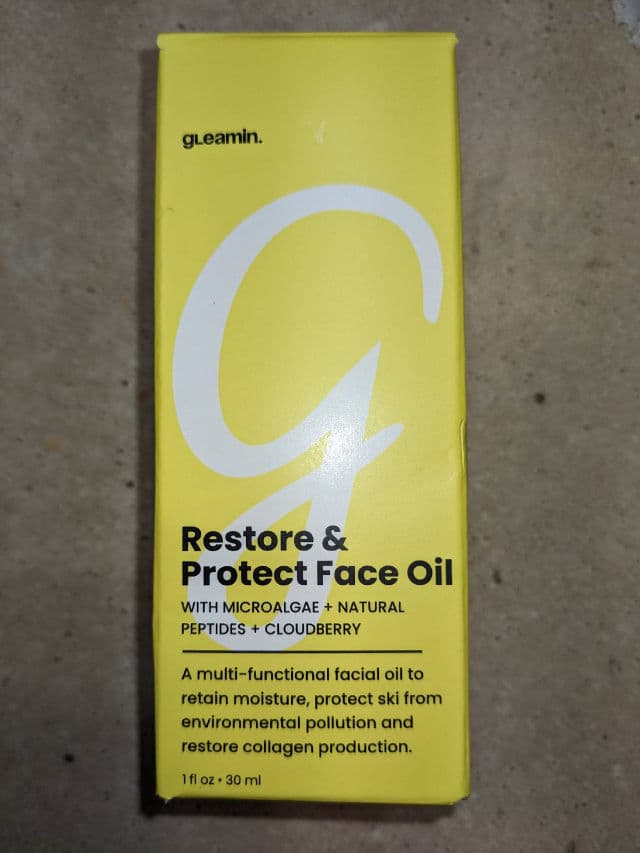Gleamin Restore & Protect Face Oil review photo by ChillinWithQuanie