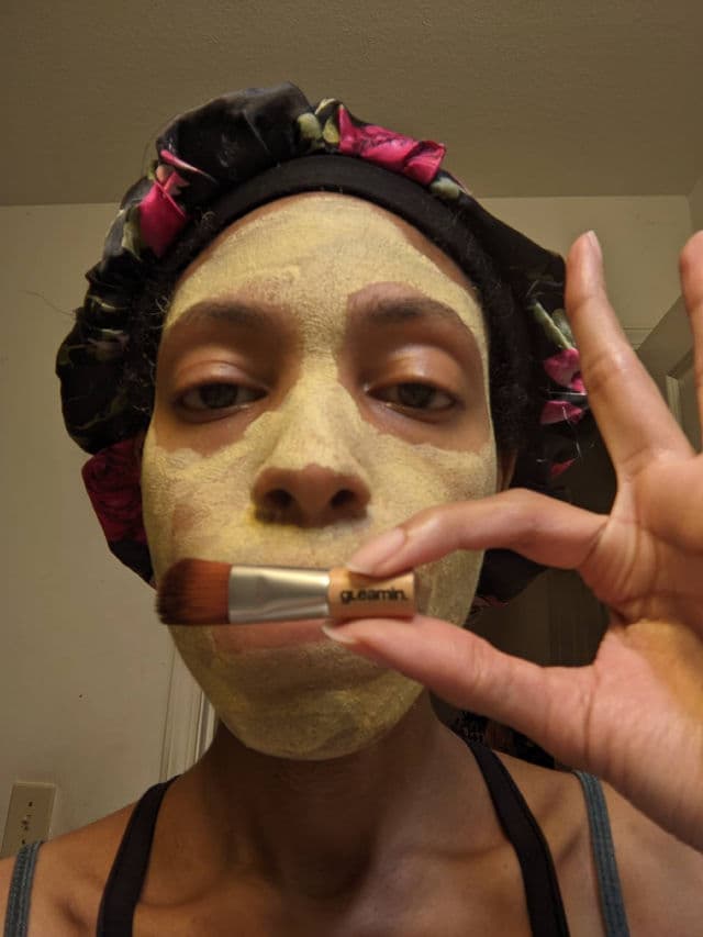 Gleamin Vitamin C Clay Mask review photo by ChillinWithQuanie
