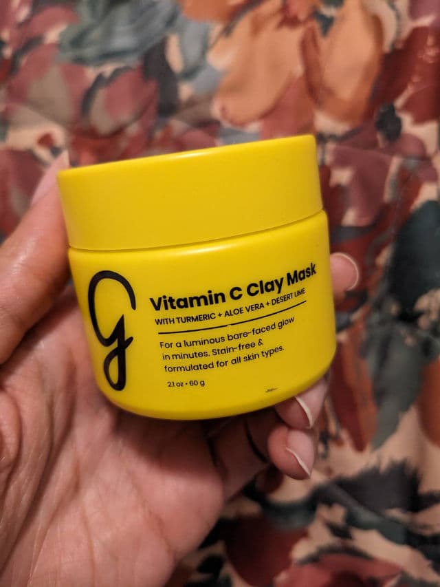 Gleamin Vitamin C Clay Mask review photo by ChillinWithQuanie