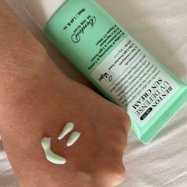 BENTON Air Fit UV Defense Sun Cream SPF 50+ PA++++ review photo by daisieskincare