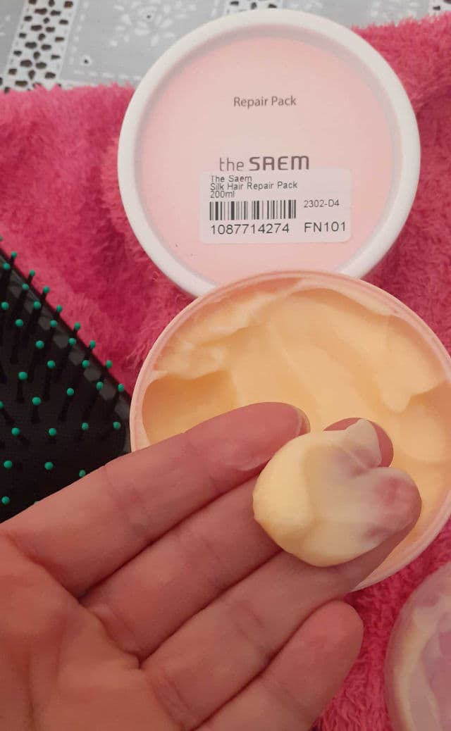 THE SAEM Silk Hair Repair Pack review photo by Maryandmore