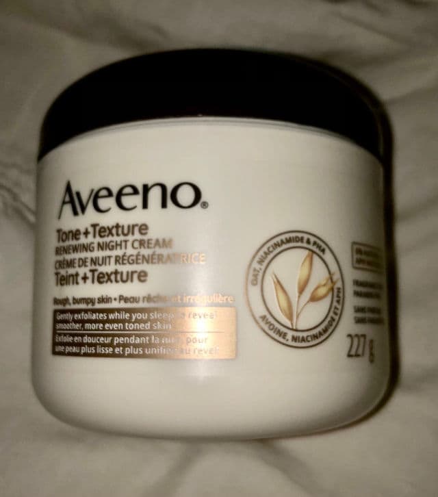 Aveeno Tone + Texture Gentle Renewing Night Cream review photo by imdbest
