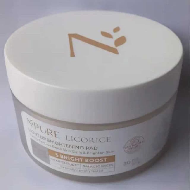 N'Pure Licorice Light Up Brightening Pad review photo by aafniaaa