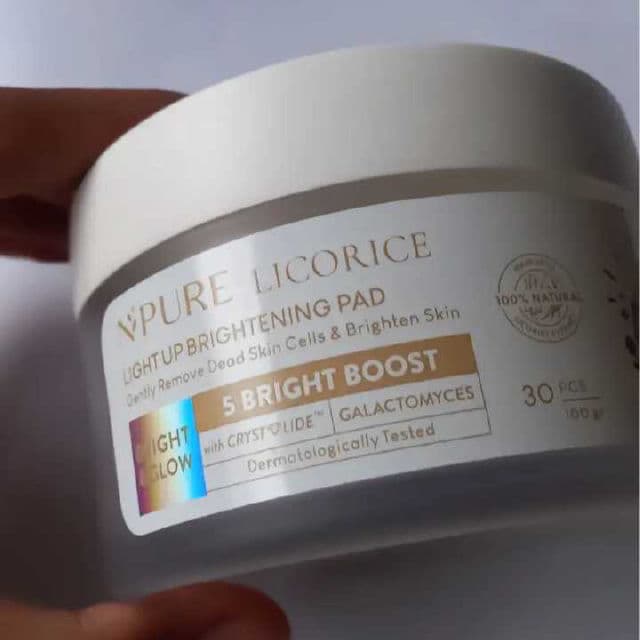 N'Pure Licorice Light Up Brightening Pad review photo by aafniaaa