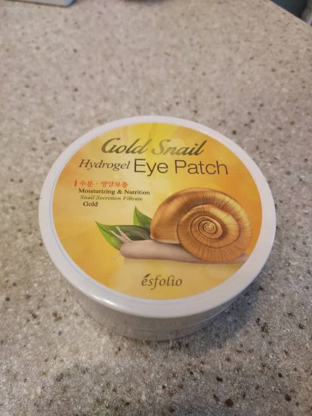 ESFOLIO Gold Snail Hydrogel Eye Patch review photo by bellanicole