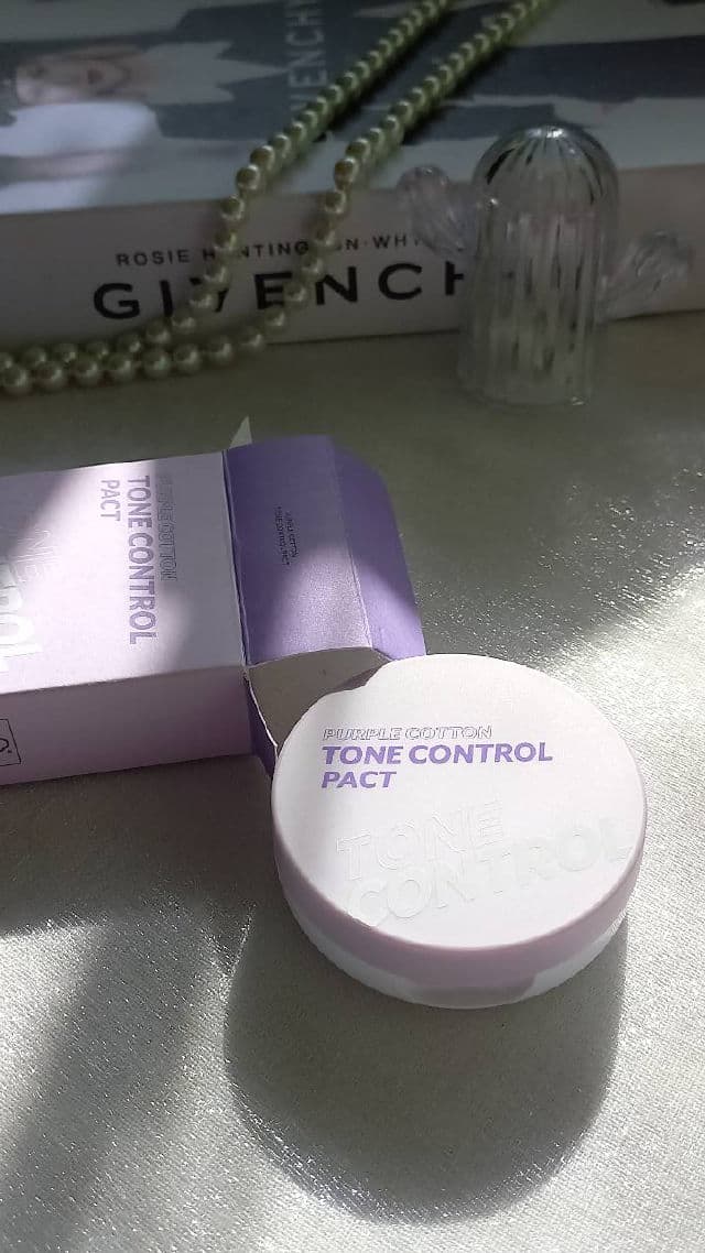 I'M MEME Purple Cotton Tone Control Pact review photo by nrsollehan