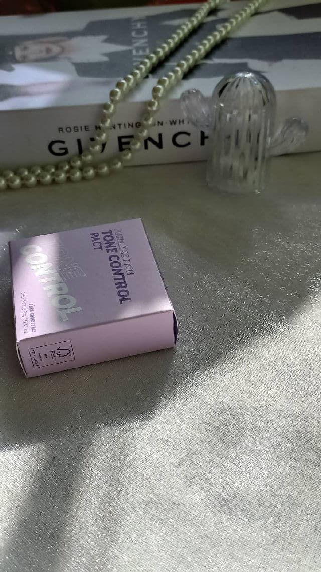 I'M MEME Purple Cotton Tone Control Pact review photo by nrsollehan