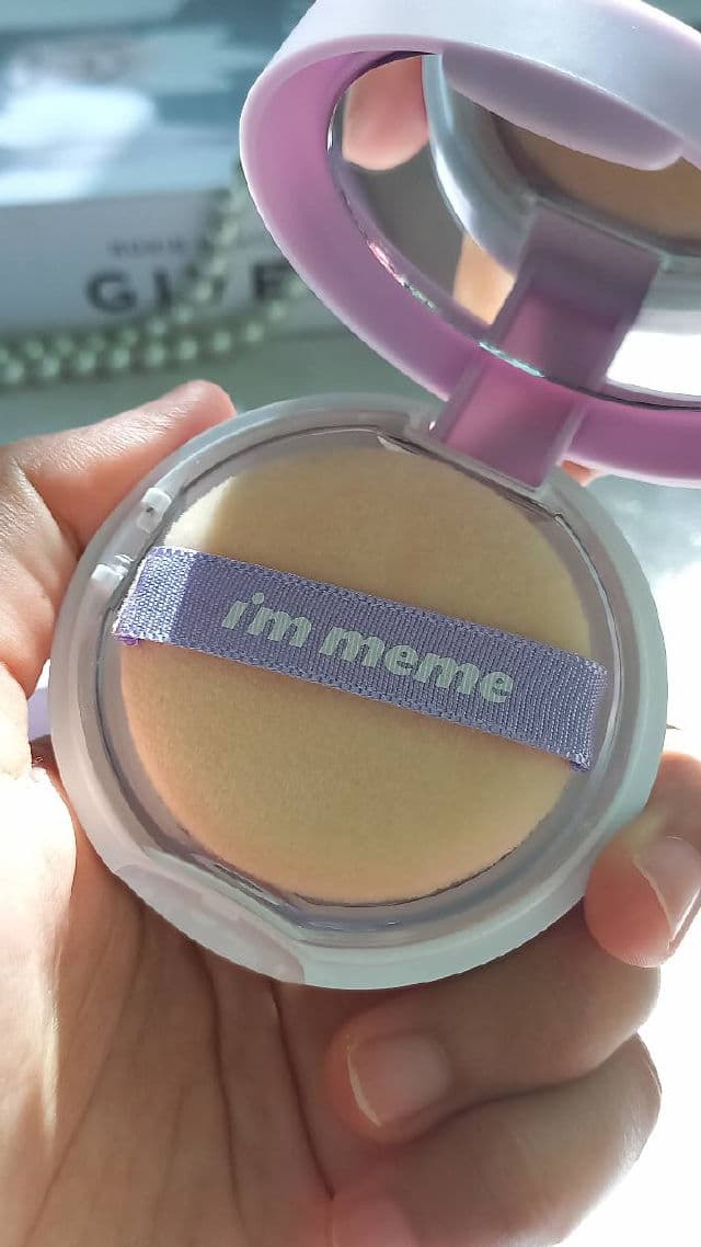 I'M MEME Purple Cotton Tone Control Pact review photo by nrsollehan
