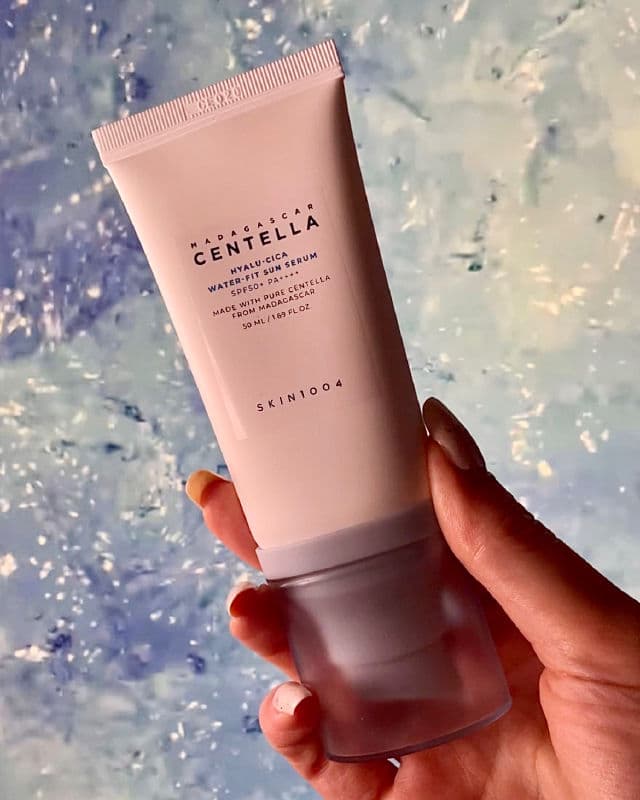 SKIN1004 Madagascar Centella Hyalu-Cica Water-Fit Sun Serum SPF50+ PA++++ review photo by tanyatss