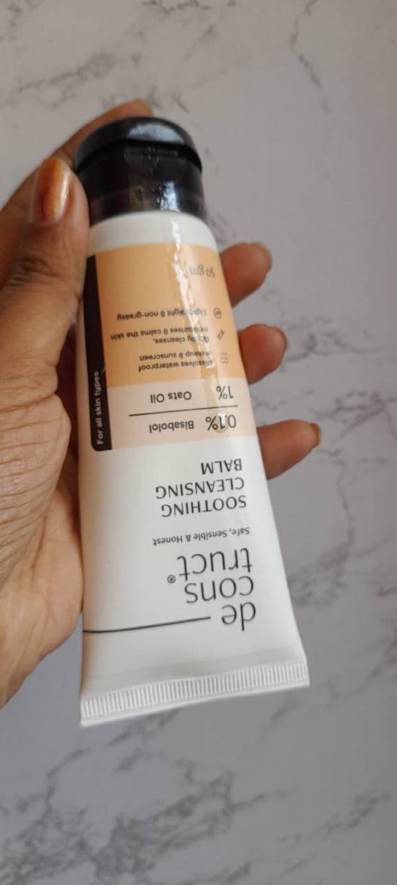 Deconstruct Soothing Cleansing Balm review photo by skincareblogg1