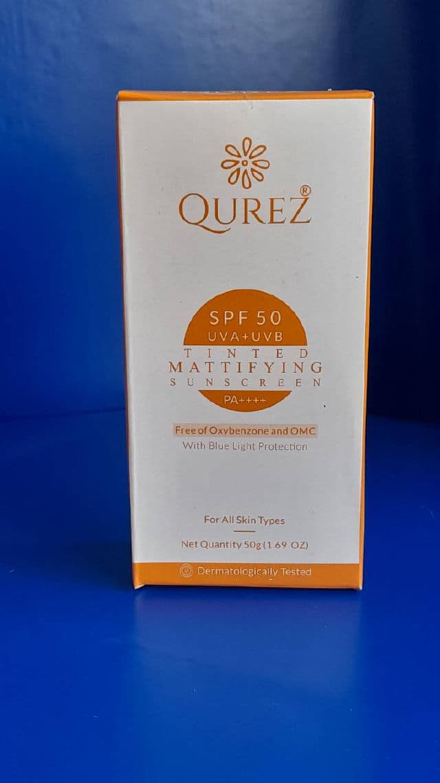 Qurez Mattifying Sunscreen SPF 50 PA+++ review photo by skincareblogg1