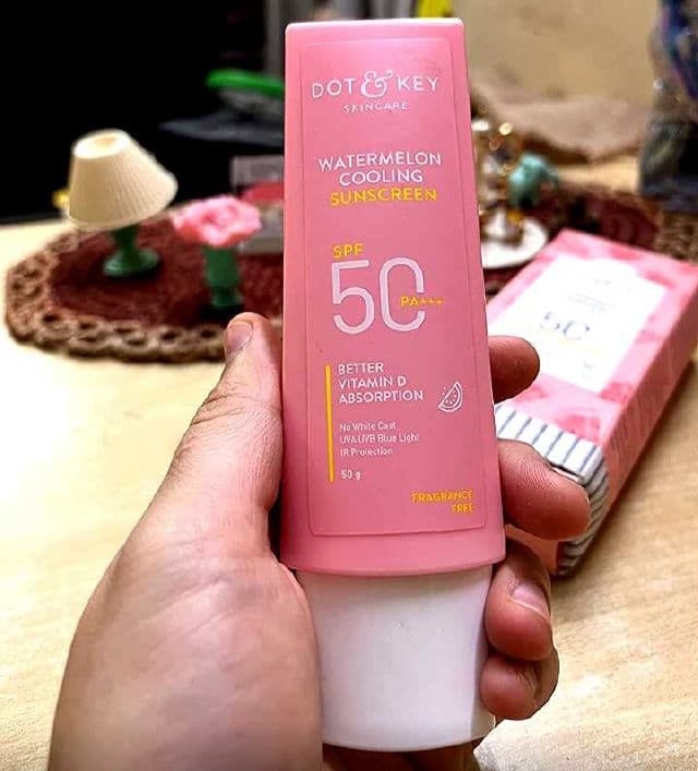 Dot & Key Watermelon Cooling Sunscreen SPF 50 PA+++ review photo by skincareblogg1