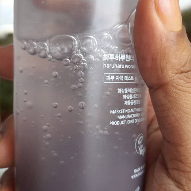 HaruHaru WONDER Black Rice Hyaluronic Toner Free of Alcohol & Fragrance review photo by skincareblogg1