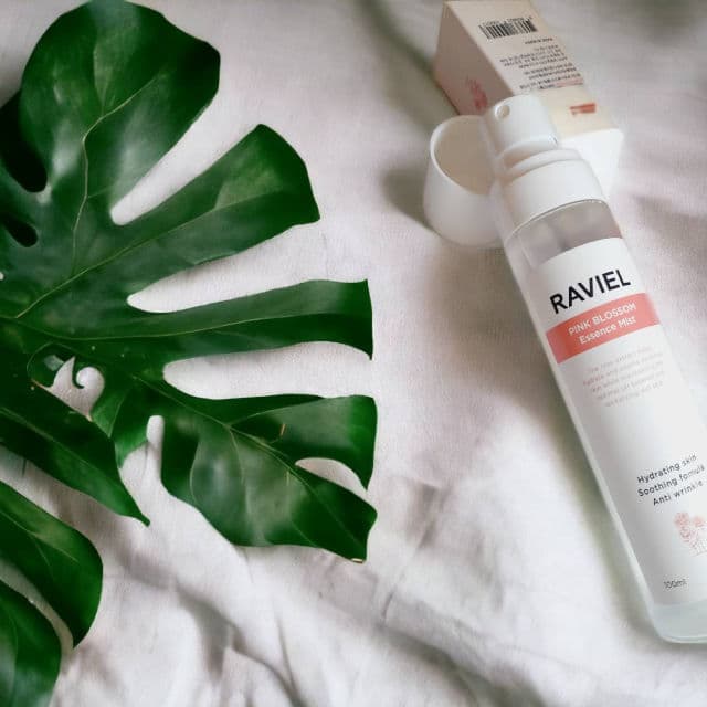 RAVIEL Pink Blossom Essence Mist review photo by skincareblogg1