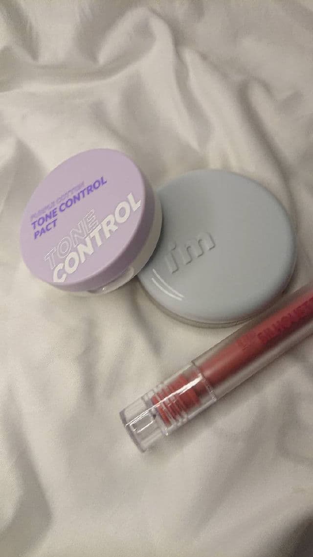 I'M MEME Purple Cotton Tone Control Pact review photo by vvyrzm