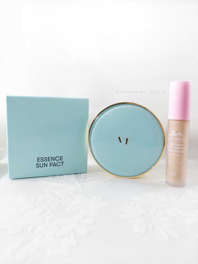 VT COSMETICS Essence Sun Pact SPF50+ PA+++ review photo by roza