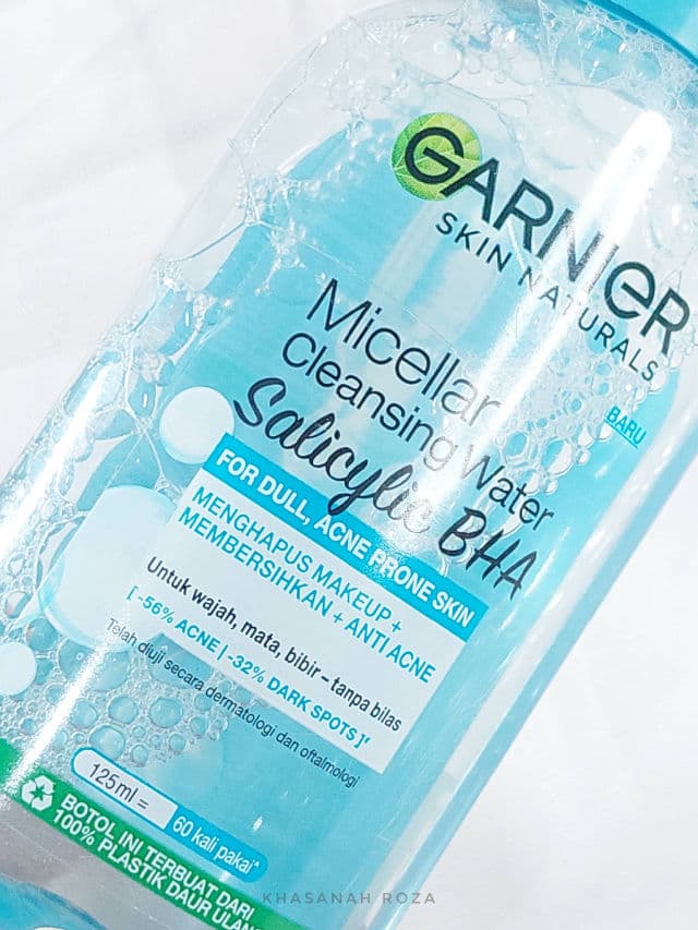 Garnier Micellar Cleansing Water Salicylic BHA review photo by roza