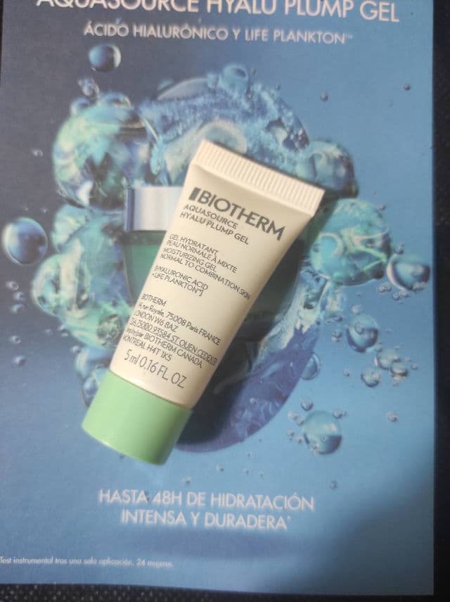 Biotherm Aquasource Hyalu Plump Gel review photo by Mariasta