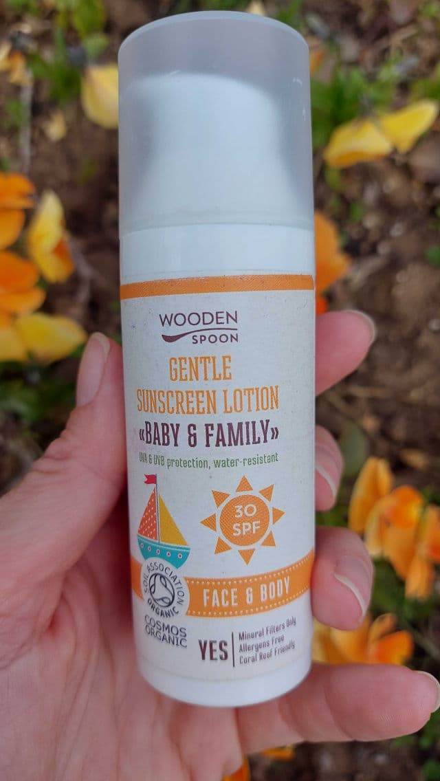 Wooden Spoon Sunscreen Lotion “Baby & Family” SPF 30 review photo by MaGaGaria