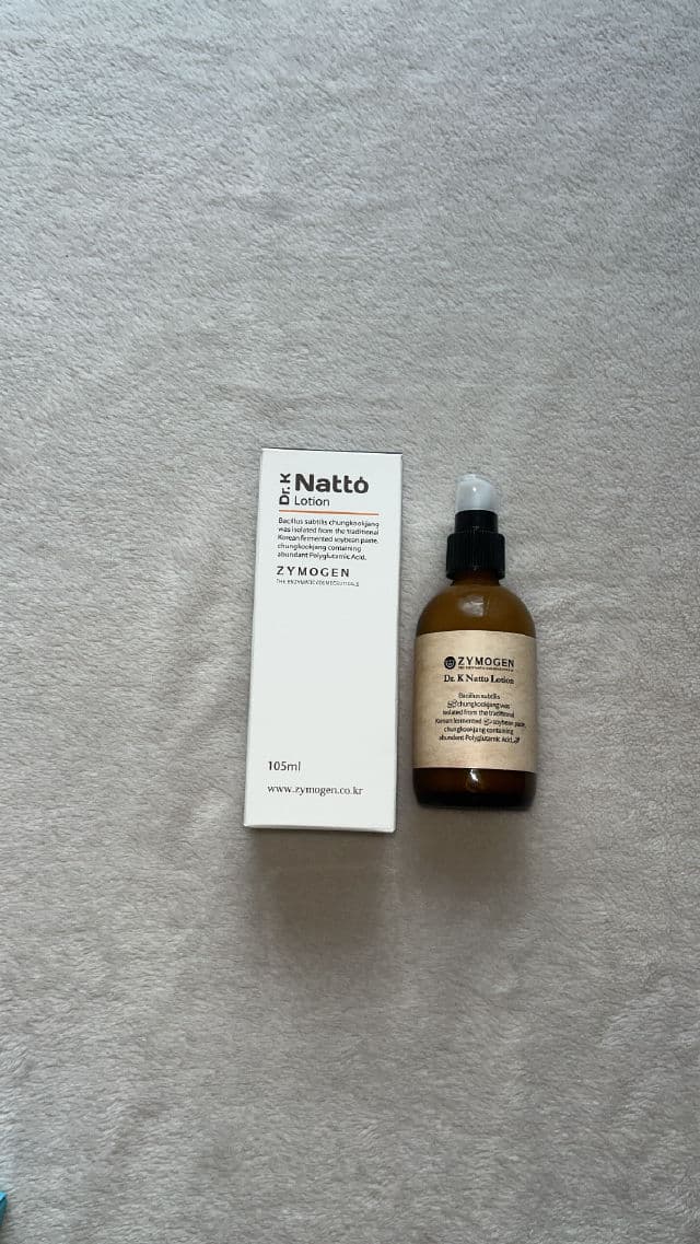 ZYMOGEN Dr. K Natto Lotion review photo by glowyskincarelover