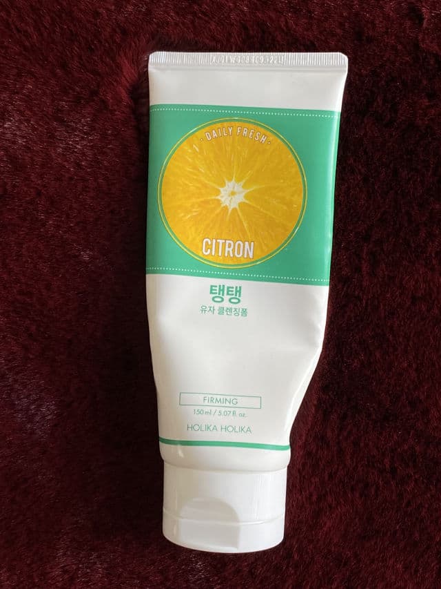 HOLIKA HOLIKA Daily Fresh Citron Cleansing Foam review photo by kalinsu