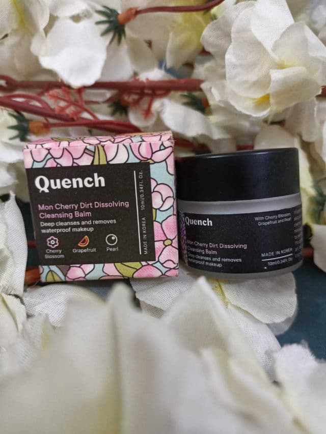 Quench Botanics Mon Cherry Dirt Dissolving Cleansing Balm review photo by Dhannu