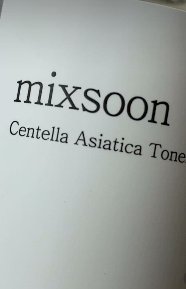 MIXSOON Centella Asiatica Toner review photo by Waitingfirst