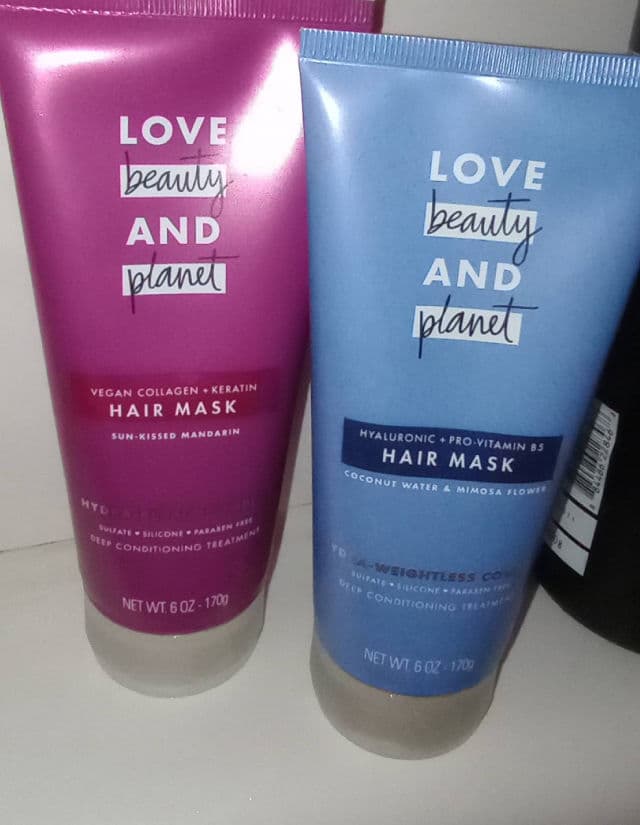 Love Beauty and Planet Vegan Collagen, Keratin & Sun-kissed Mandarin Deep Conditioning Hair Mask  review photo by StylingJay