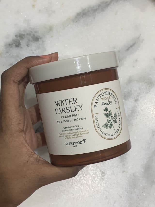 SKINFOOD Pantothenic Water Parsley Clear Pad review photo by bysophiac