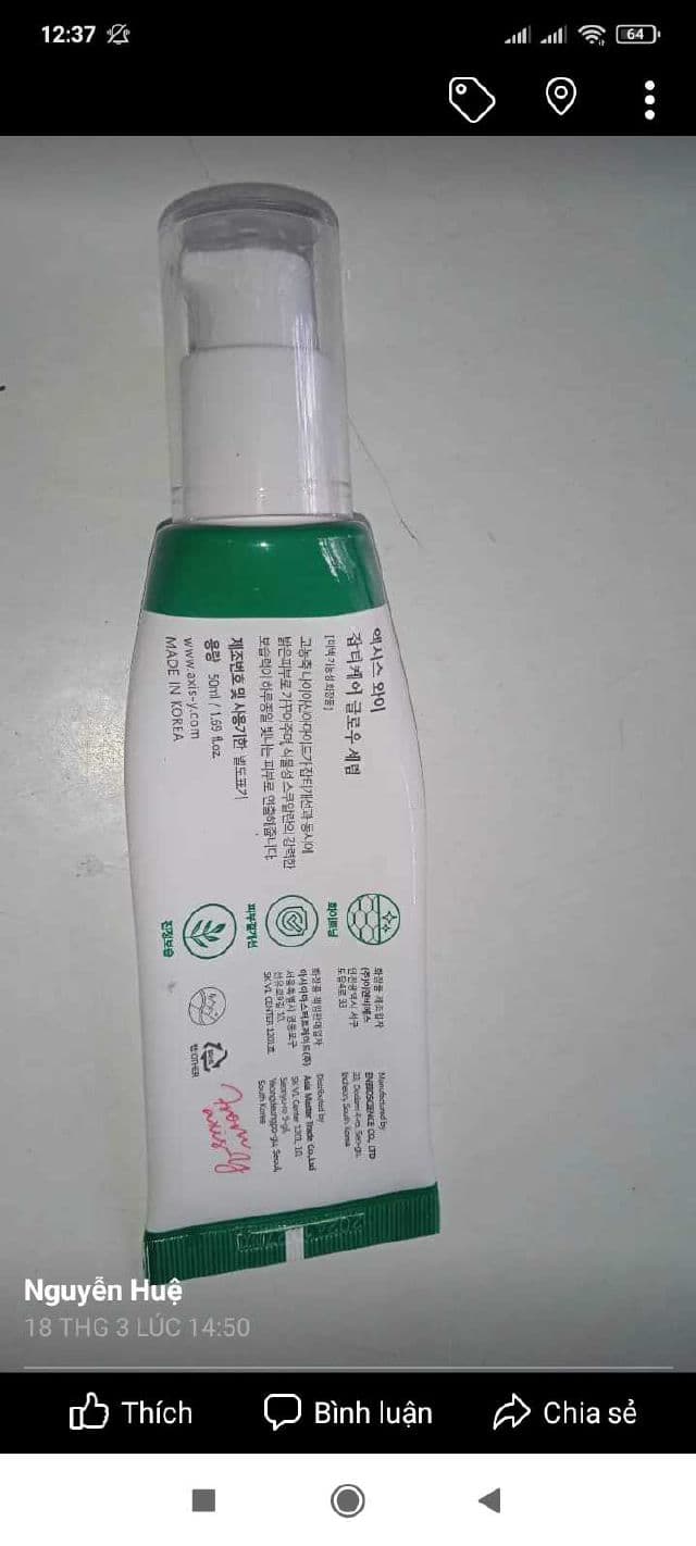 AXIS-Y Dark Spot Correcting Glow Serum review photo by Huenguyenrosie