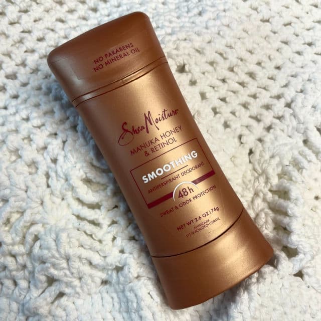SheaMoisture Manuka Honey & Retinol Smoothing Antiperspirant Deodorant Stick review photo by RateReviewRepeat