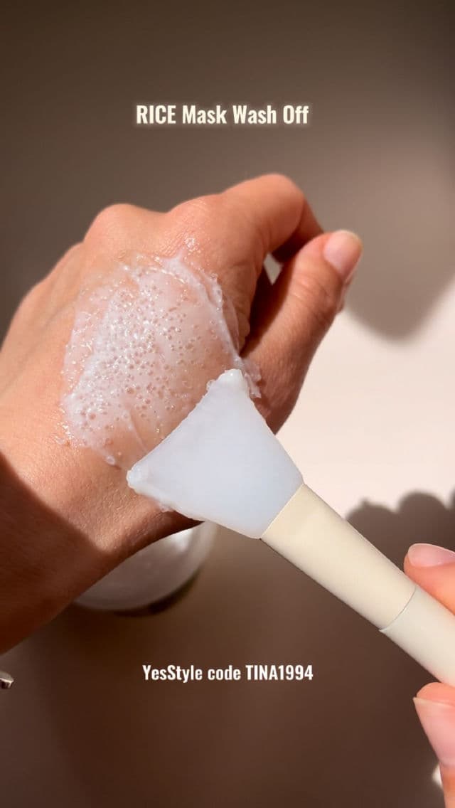 SKINFOOD Rice Soft Scrub review photo by Tinalovesskincare