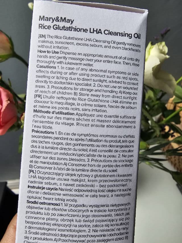 Mary&May Rice Glutathione LHA Cleansing Oil review photo by Lidia78