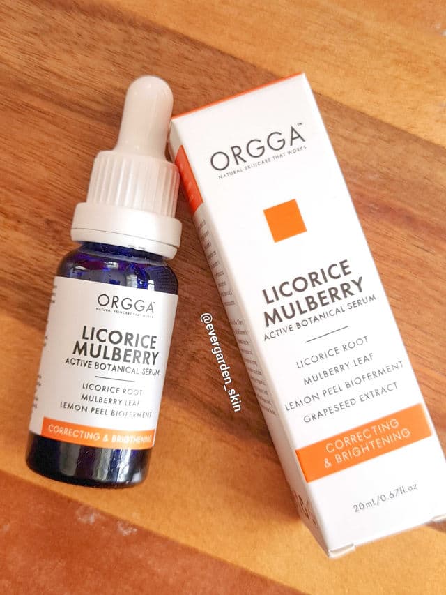 ORGGA Active Botanical Serum Licorice Mulberry review photo by Evergarden