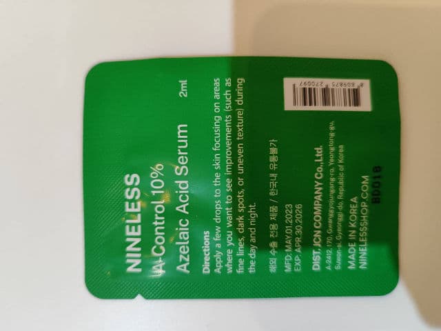 NINELESS A-Control 10% Azelaic Acid Serum review photo by Hastalapeinetadetodo