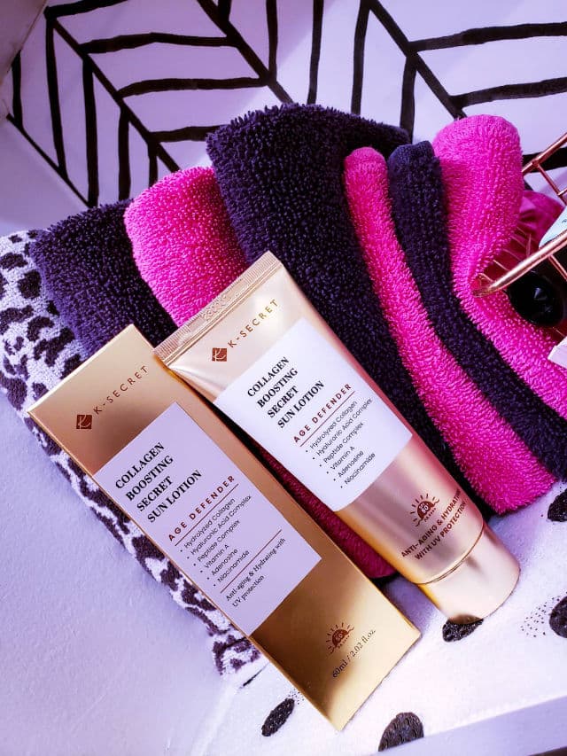 K-Secret Collagen Boosting Secret Sun Lotion SPF 50+ PA++++ review photo by Justalittleredheadx