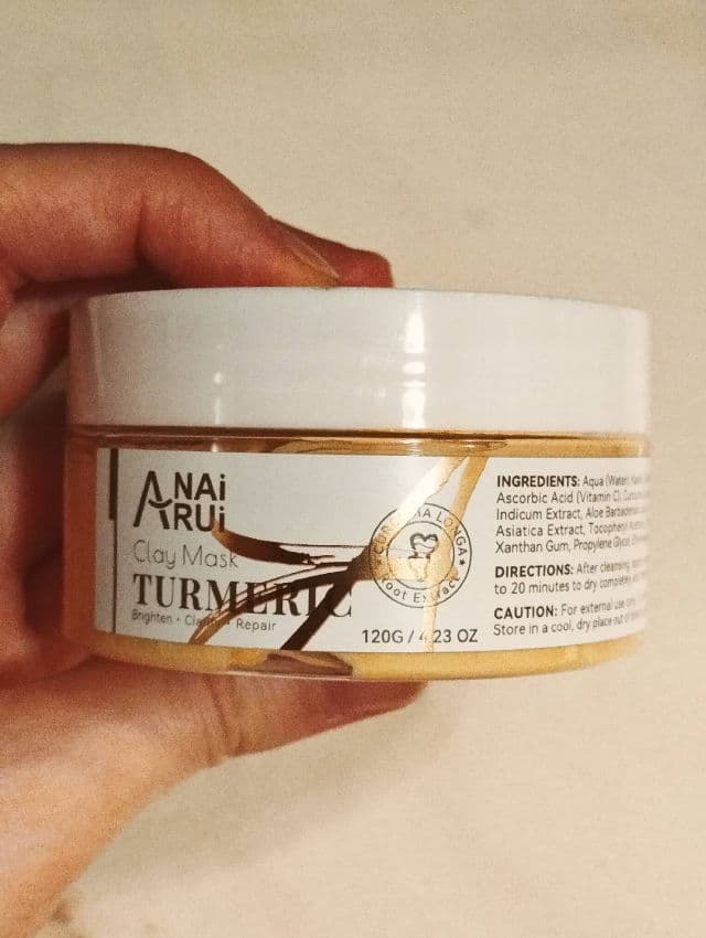 ANAIRUI Skin Care Turmeric Clay Mask review photo by PickyMickys