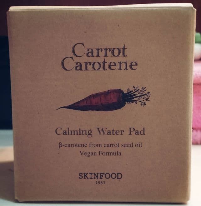 Carrot Carotene Calming Water Pad product review
