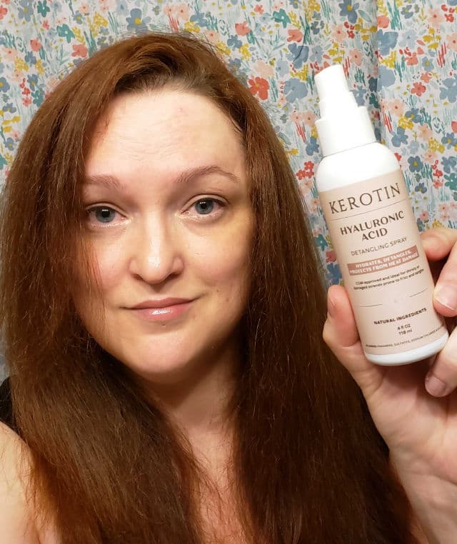 Kerotin Hyaluronic Acid Detangling Spray  review photo by ChristaReviews