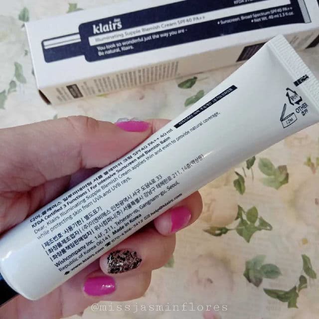 Dear, Klairs Illuminating Supple Blemish Cream SPF40 PA++ review photo by MissJazzy