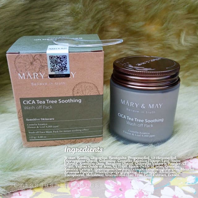 Mary&May Cica Tea Tree Soothing Wash Off Pack	 review photo by MissJazzy