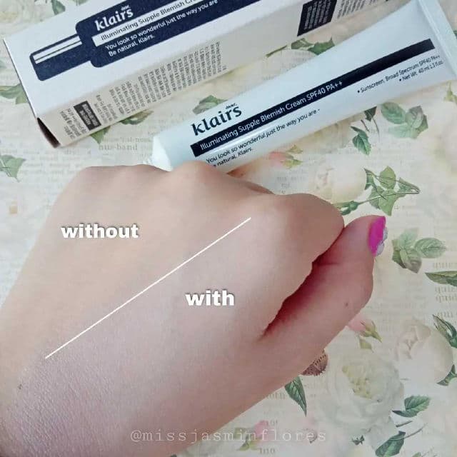 Dear, Klairs Illuminating Supple Blemish Cream SPF40 PA++ review photo by MissJazzy