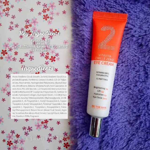 be the skin Vitavita Circle Zero Eye Cream review photo by MissJazzy
