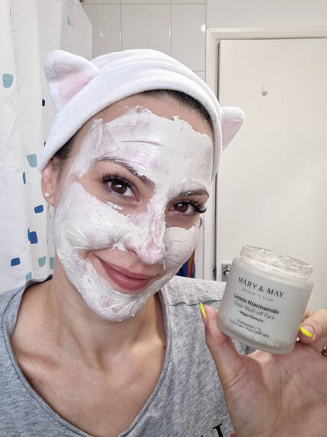 Mary&May Lemon Niacinamide Glow Wash Off Pack	 review photo by Bebita