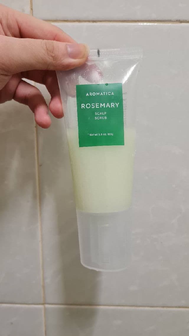 Aromatica Rosemary Scalp Scrub review photo by clementinepulps