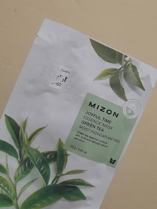 Mizon Joyful Time Essence Mask Green Tea review photo by skinwithe1